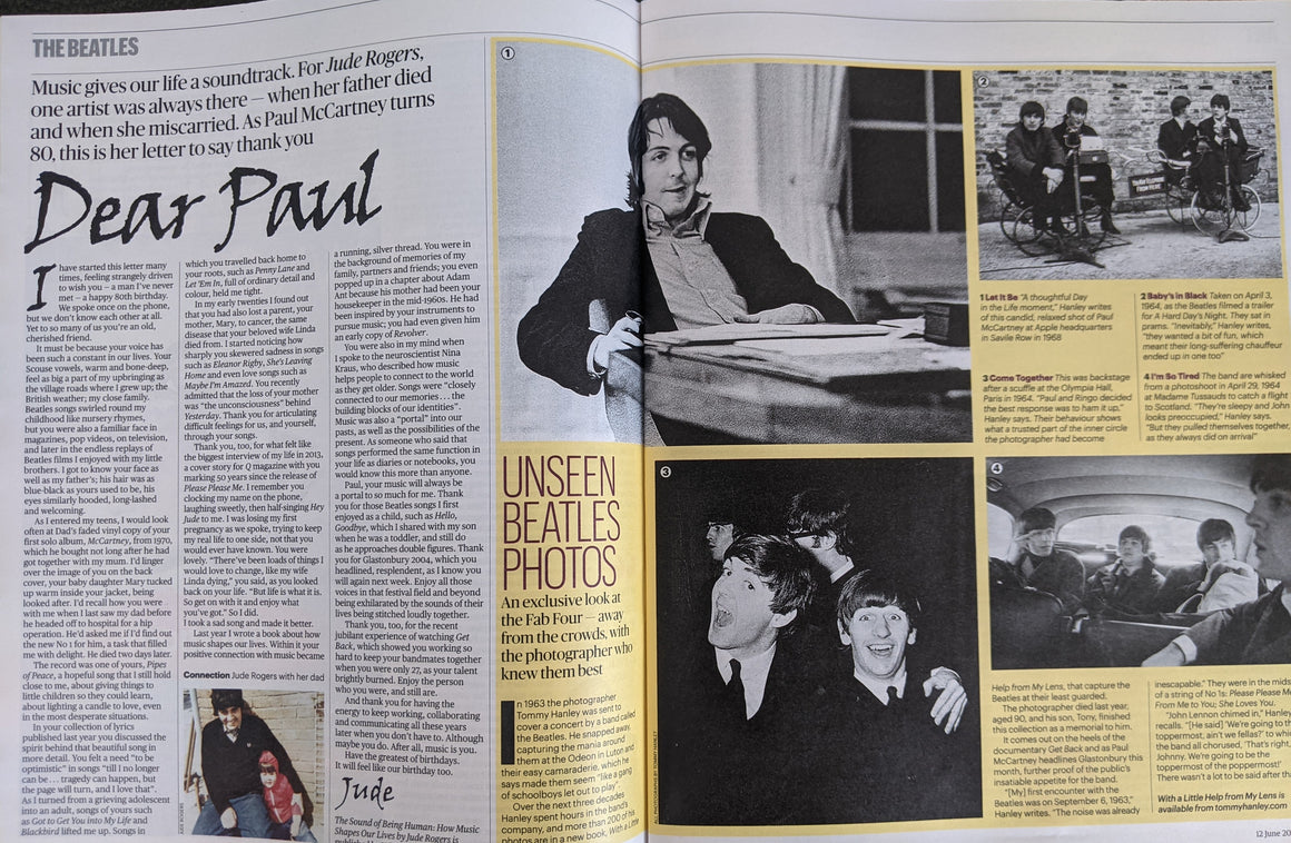 CULTURE magazine 12th June 2022 Sir Paul McCartney The Beatles Feature