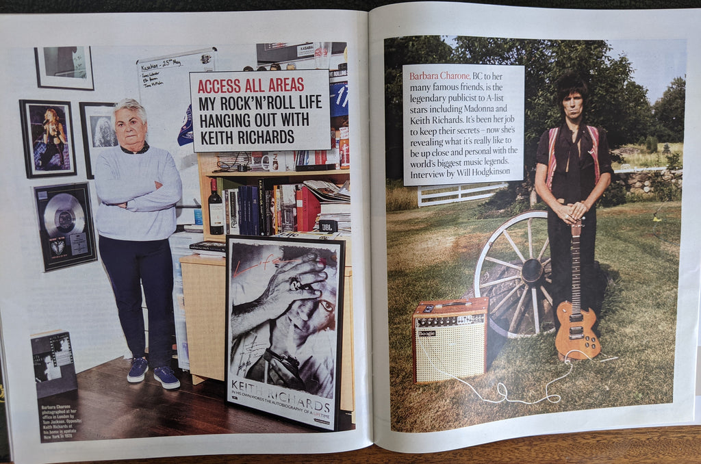 TIMES Magazine 18/06/2022: KEITH RICHARDS The Rolling Stones Barbara Charone