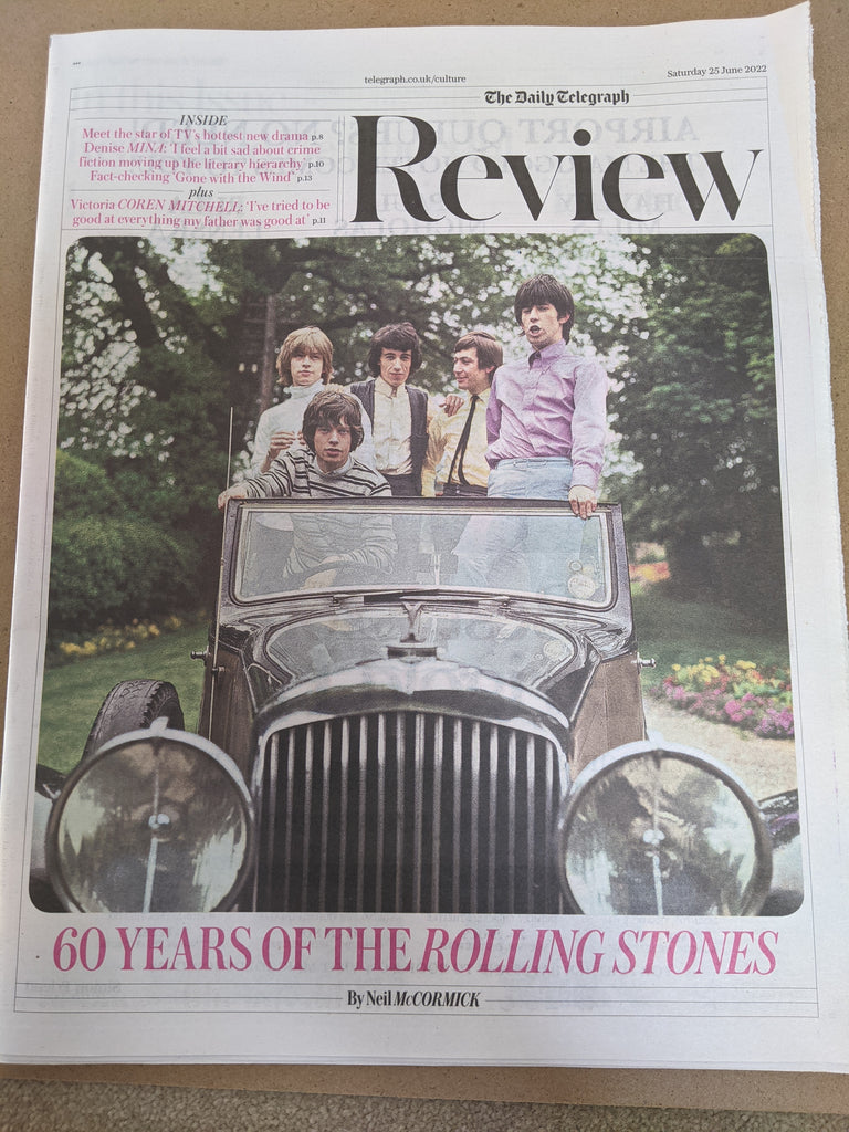 Daily Telegraph Review - 25th June 2022 - 60 Years Of The Rolling Stones