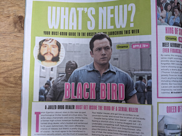 SUN TV Magazine 02/07/2022 Taron Egerton Black Bird