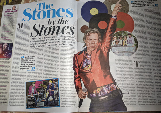 Weekend Magazine 02/07/2022 The Rolling Stones Taron Egerton Colin Morgan