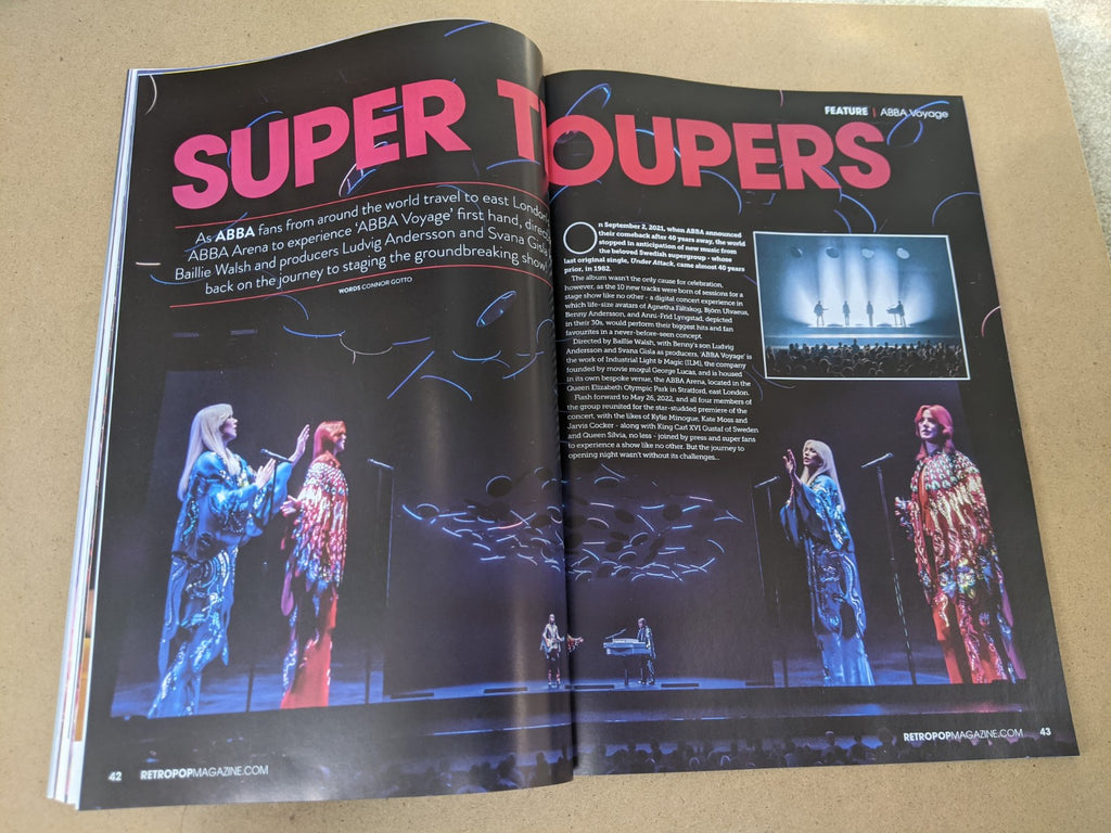 RETRO POP Magazine Issue 6 | August 2022 ABBA VOYAGE (10 page feature)