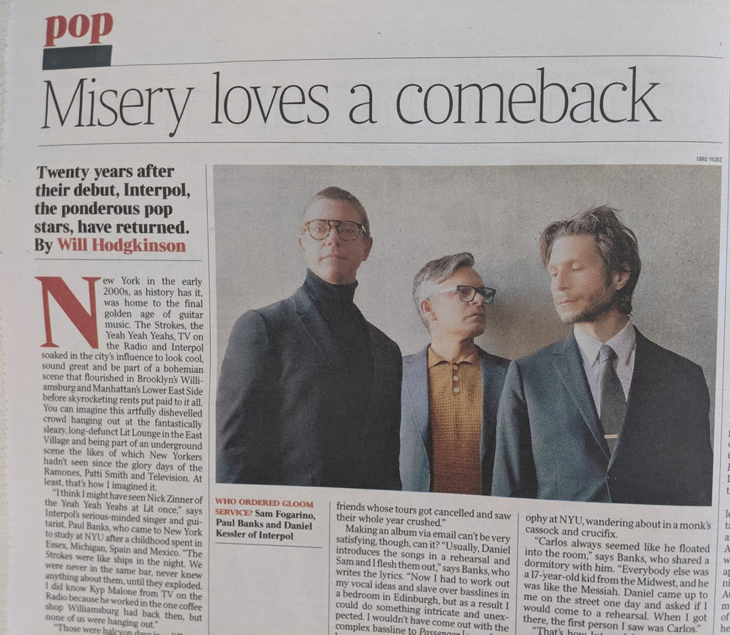 TIMES REVIEW Supplement 09/07/2022 JENNY AGUTTER Interpol Dave Davies The Kinks