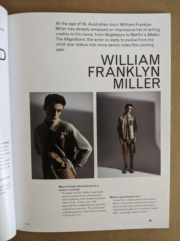 GLASS MAN Magazine #50 SEBASTIAN CROFT Heartstopper WILLIAM FRANKLYN MILLER