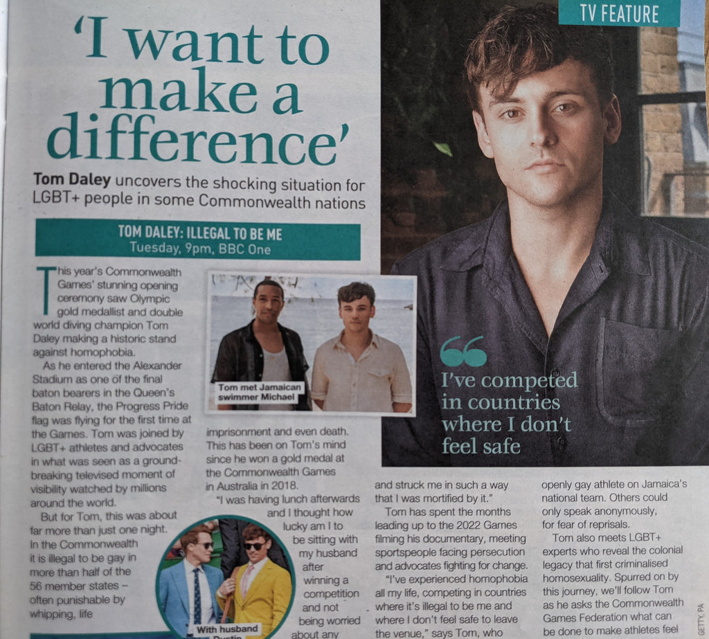 SATURDAY magazine 06/08/2022 MARC WARREN Van Der Valk Tom Daley