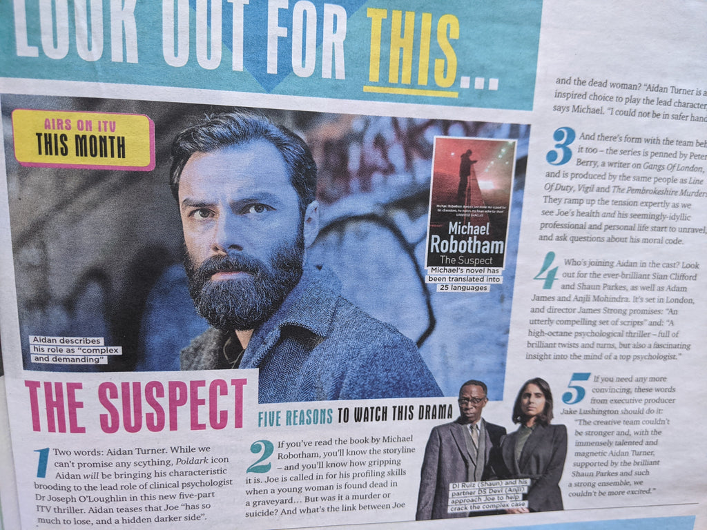 Sun TV Magazine 13/08/2022 AIDAN TURNER Danny Miller Emmerdale Turns 50!