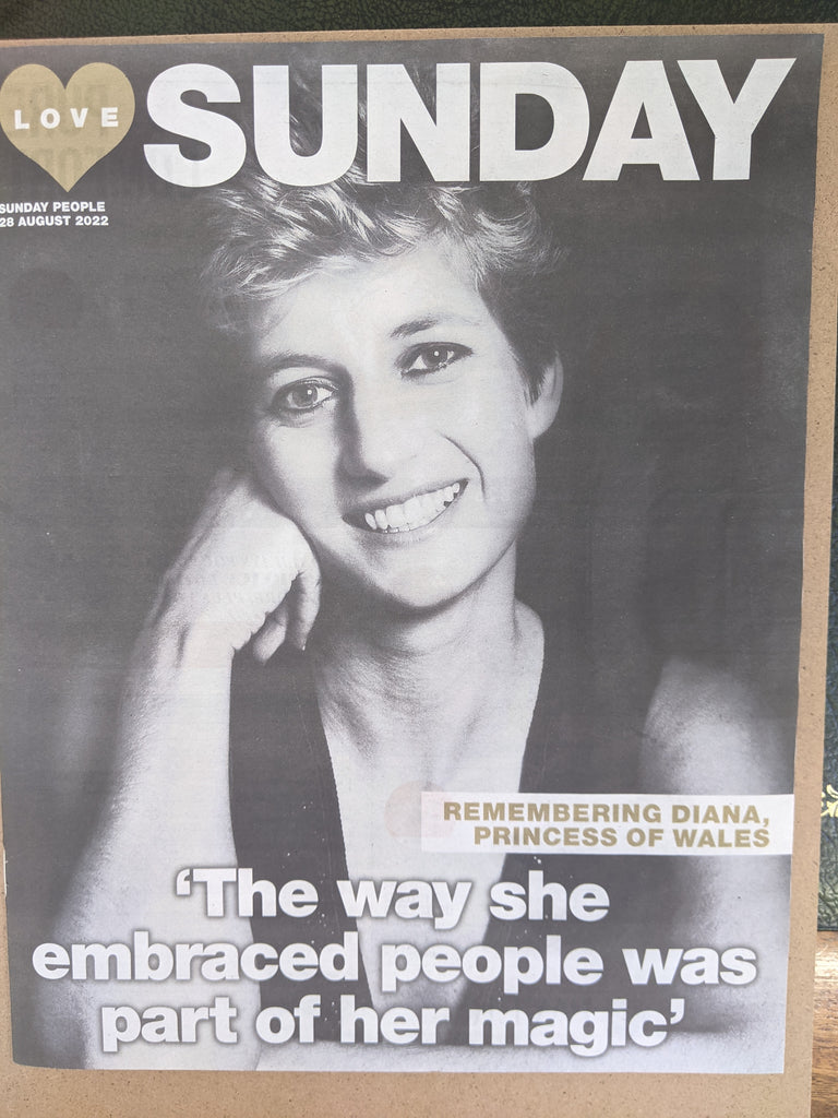 Princess Diana 25 Years After Love Sunday Magazine Special Issue 28th August 2022