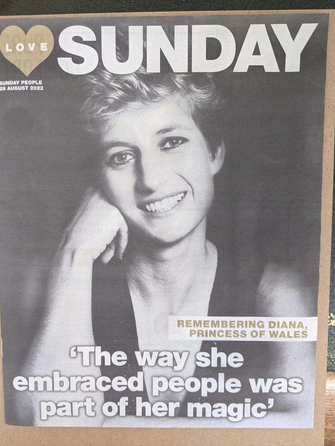 Princess Diana 25 Years After Love Sunday Magazine Special Issue 28th August 2022