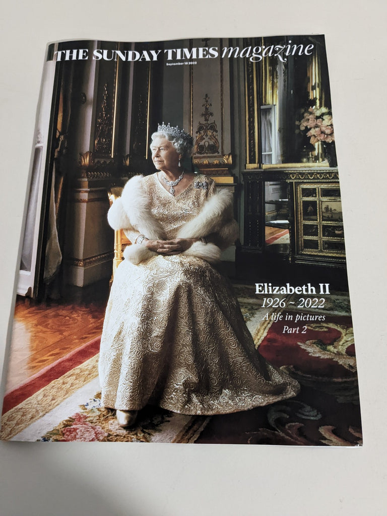 SUNDAY TIMES UK MAGAZINE SOUVENIR ISSUE QUEEN ELIZABETH II DEATH 1926-2022