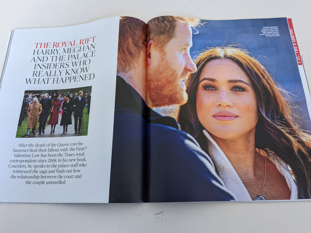 UK TIMES Magazine Sept 2022: MEGHAN MARKLE Prince Harry PAUL WELLER Joe Kudla
