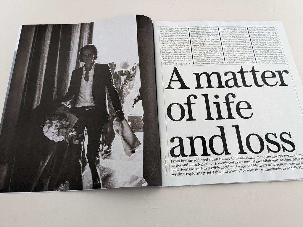 TELEGRAPH Magazine 24/09/2022 Nick Cave Cover