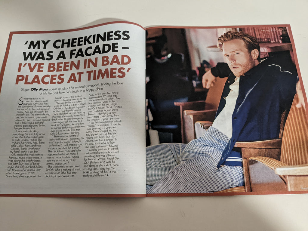 NOTEBOOK magazine 9 October 2022 OLLY MURS COVER FEATURE