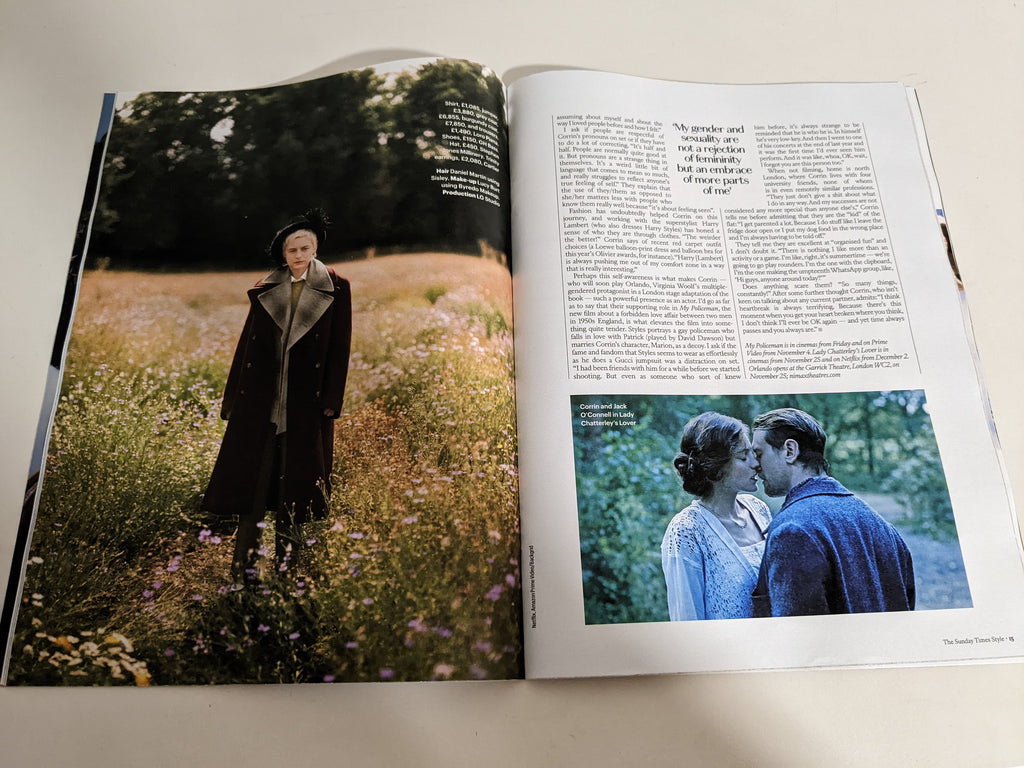 Emma Corrin for The Sunday Times Style October 2022