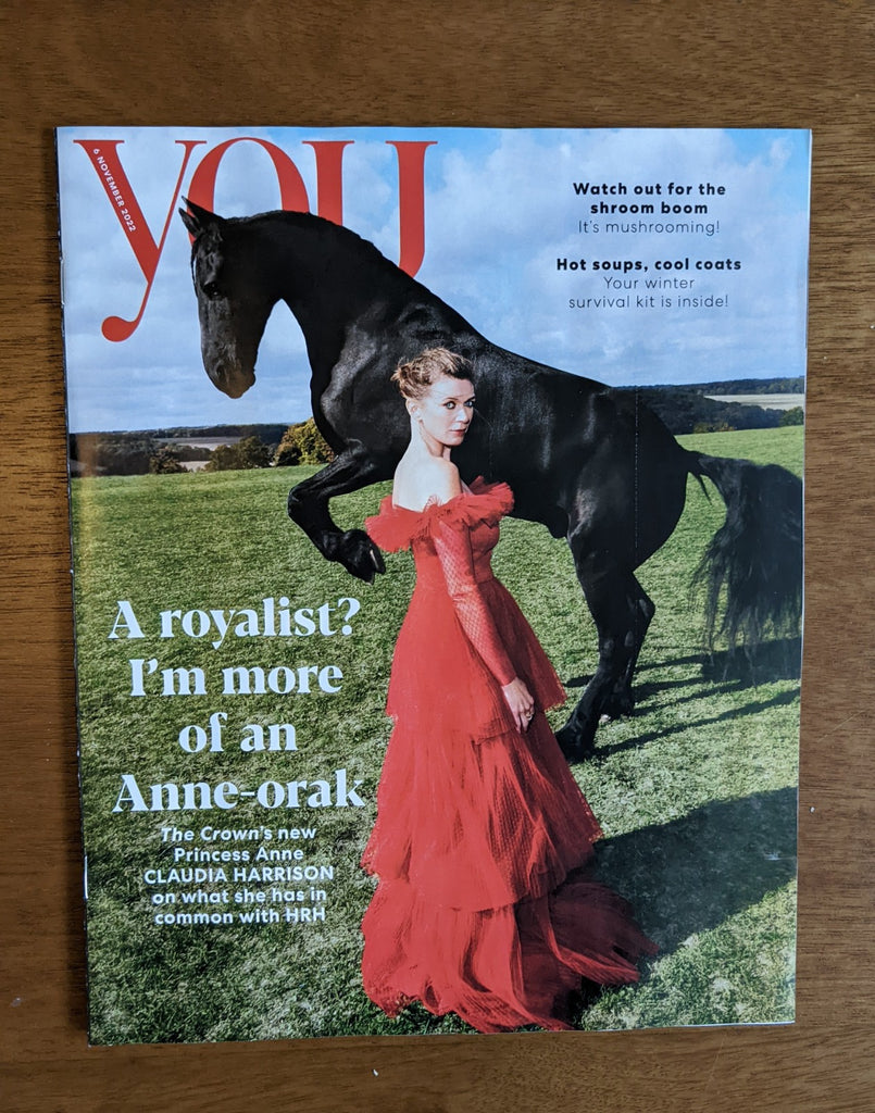 UK You Magazine November 2022: CLAUDIA HARRISON COVER FEATURE The Crown
