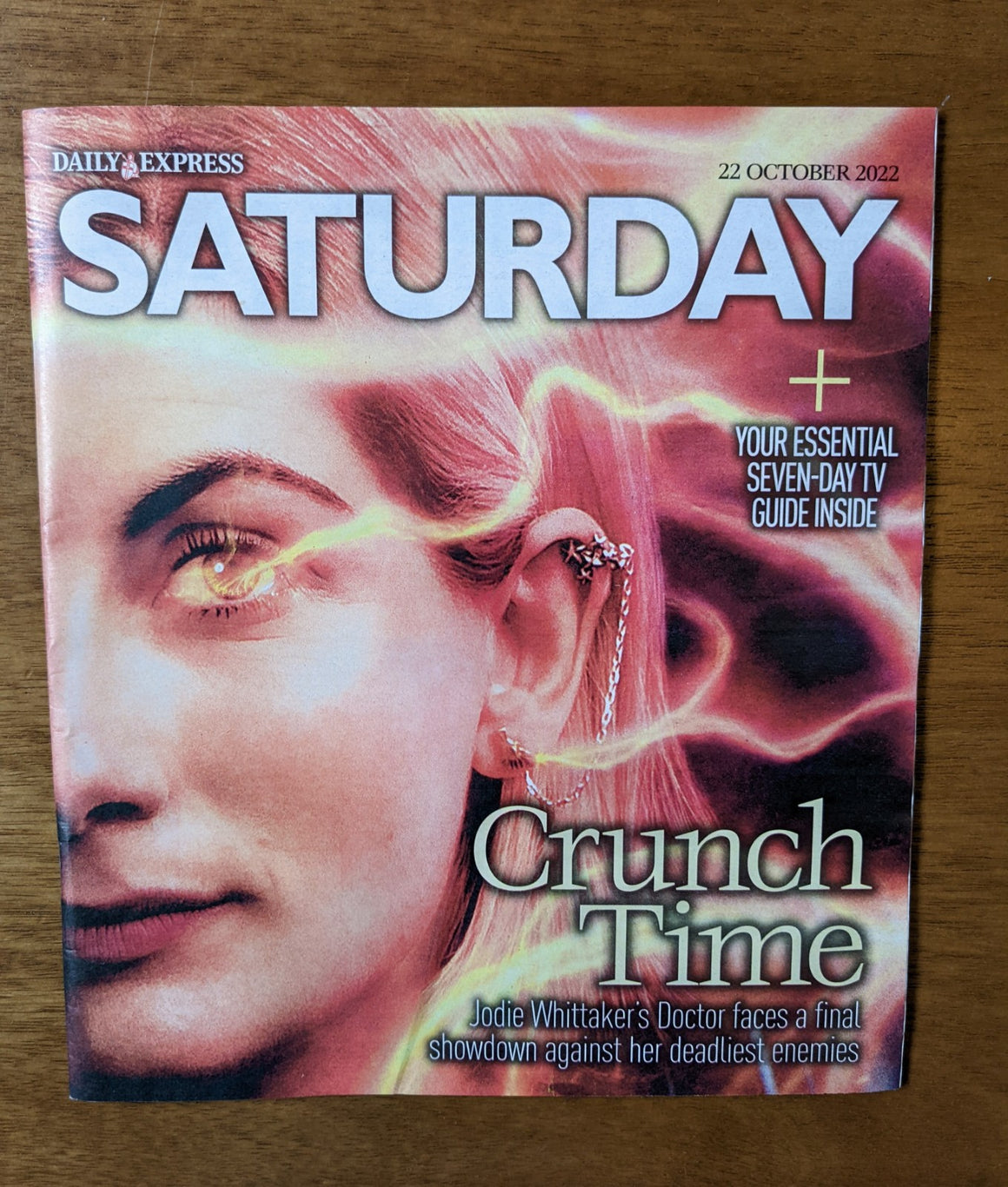 SATURDAY Mag 22/10/2022 JODIE WHITTAKER Doctor Who COVER FEATURE