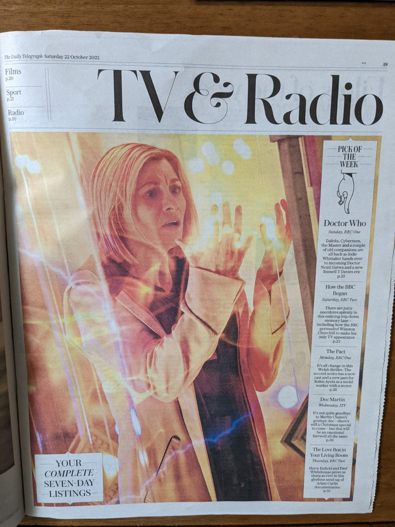 TELEGRAPH REVIEW 22/10/2022 JACK O'CONNELL SAS: ROGUE HEROES Jodie Whittaker