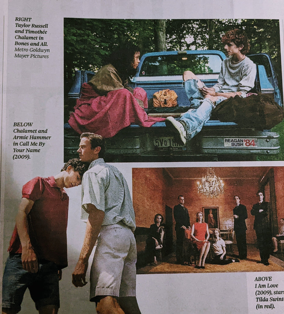 OBSERVER NEW REVIEW 13/11/2022 LUCA GUADAGNINO Timothee Chalamet