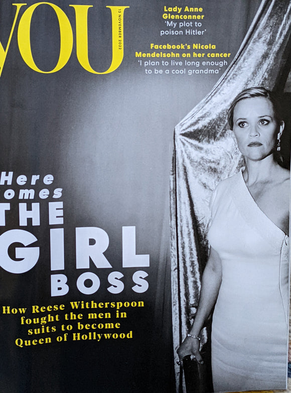 UK You Magazine Nov 2022 : REESE WITHERSPOON COVER FEATURE