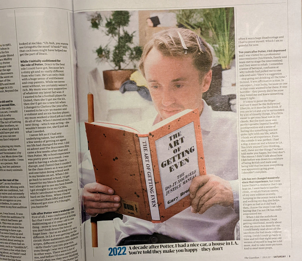 GUARDIAN SATURDAY magazine 19 Nov 2022 Letitia Wright Tom Felton Roman Kemp