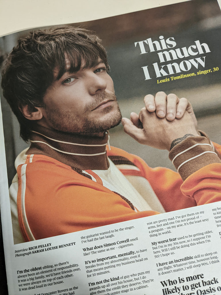 Observer magazine 20/11/2022 Louis Tomlinson Interview ...