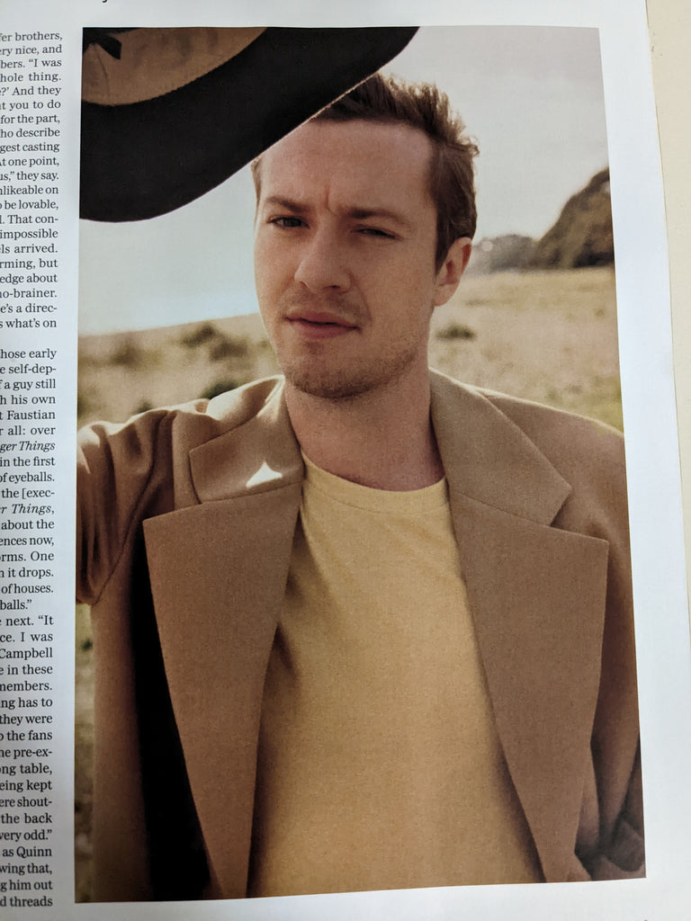 BRITISH GQ Magazine Dec/Jan 2022 Joseph Quinn