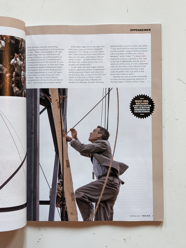 TOTAL FILM Magazine #332 OPPENHEIMER CILLIAN MURPHY WORLD EXCLUSIVE