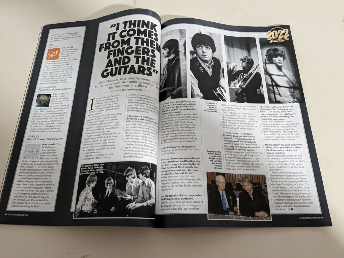 CLASSIC ROCK Magazine #309 The Beatles Giles Martin Revolver