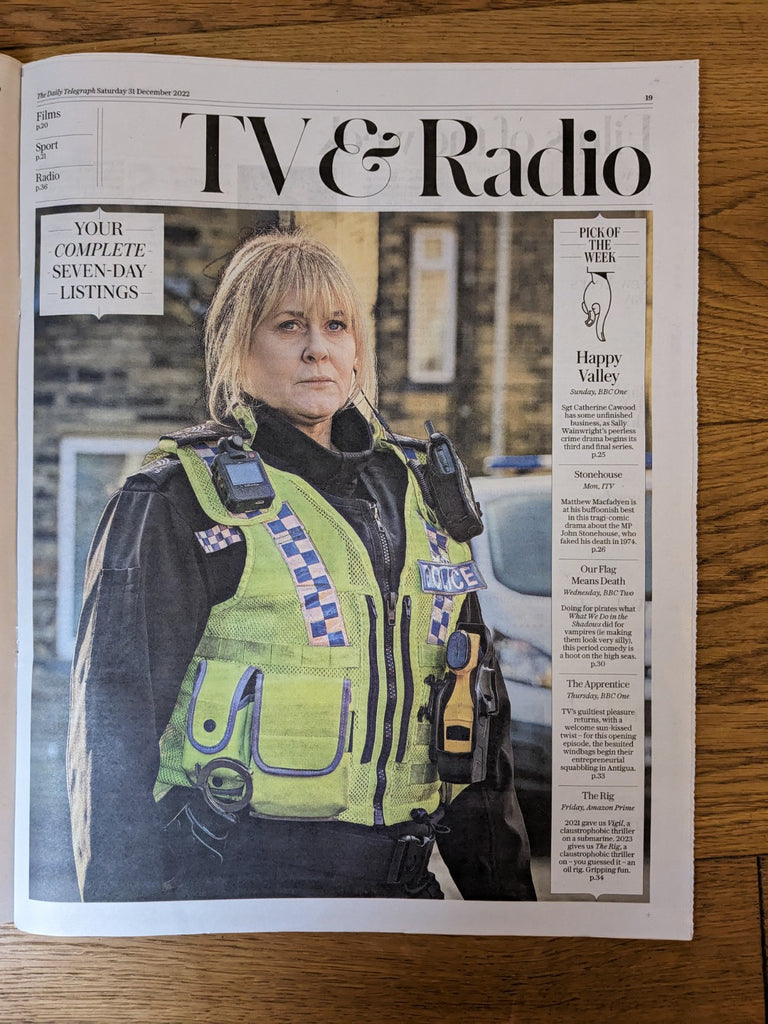 TELEGRAPH REVIEW Supplement 31/12/2022 VICKY KRIEPS Sarah Lancashire Keeley Hawes