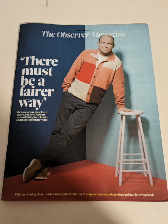 Rory Kinnear exclusive OBSERVER MAGAZINE 8th January 2023