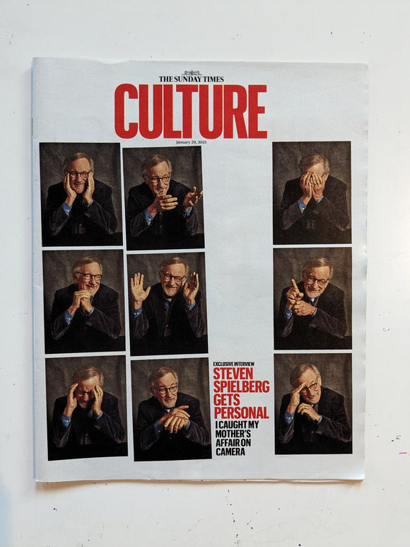 CULTURE Magazine January 2023: STEVEN SPIELBERG COVER FEATURE Mark Gatiss