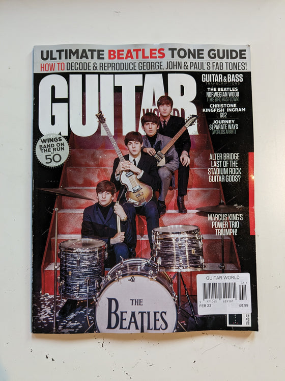 THE BEATLES - Guitar World Magazine - February 2023 - BRAND NEW