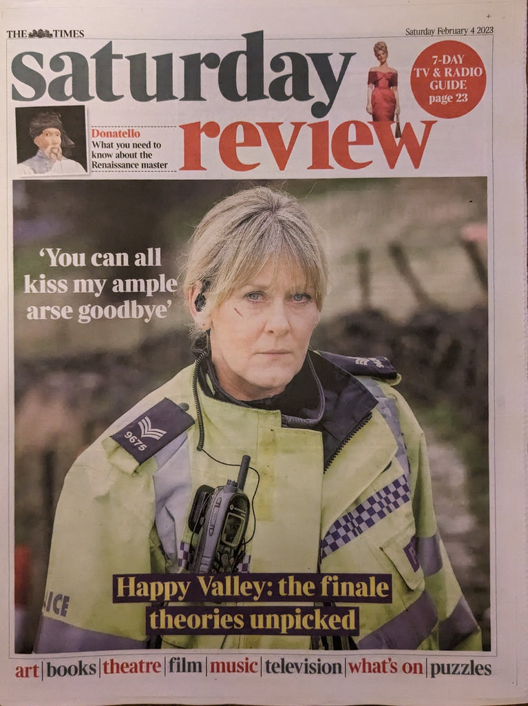 TIMES REVIEW Supplement 02/2023: SARAH LANCASHIRE Happy Valley Finale