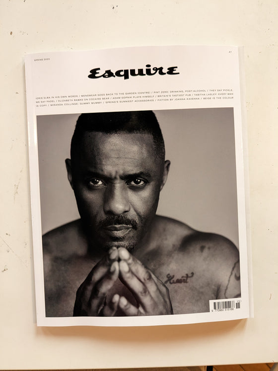 British Esquire magazine Spring 2023 Idris Elba Cover
