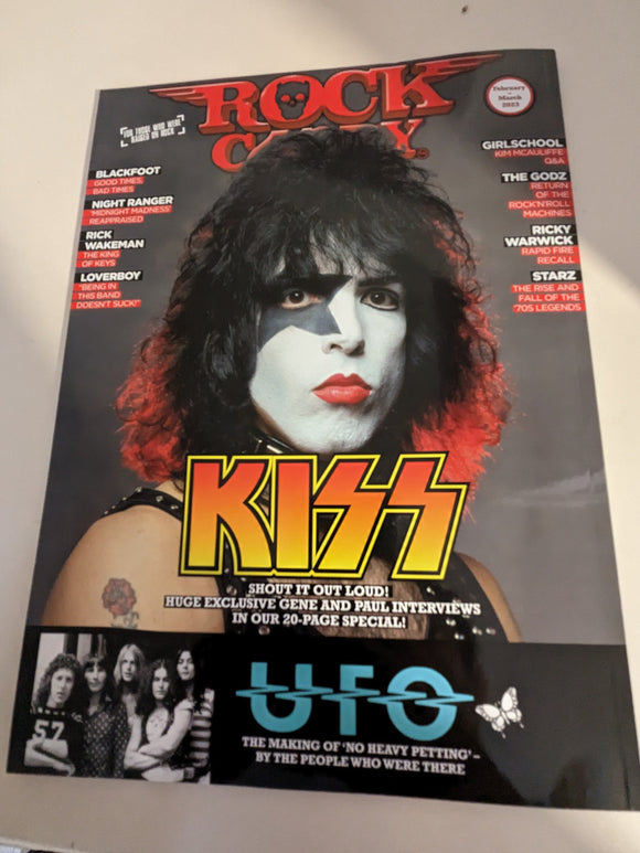 ROCK CANDY magazine February – March 2023 KISS Gene Simmons Paul Stanley
