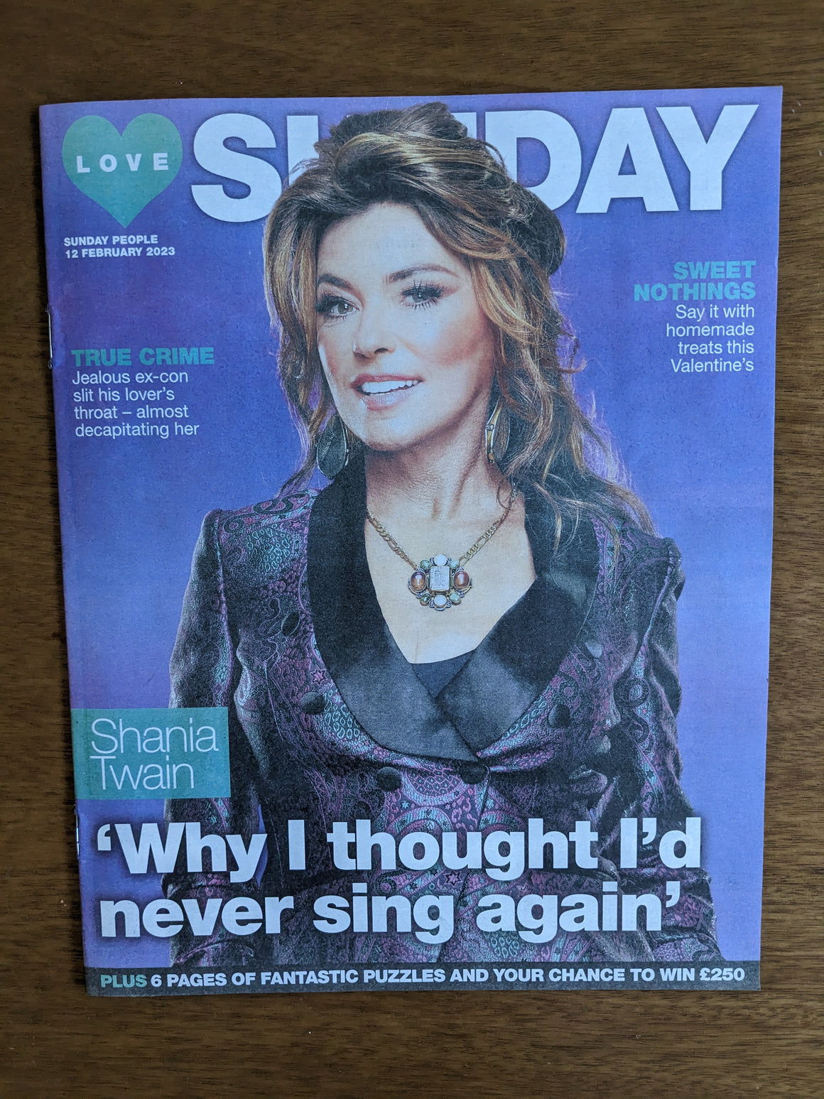 Love Sunday Magazine February 12 2023 Shania Twain