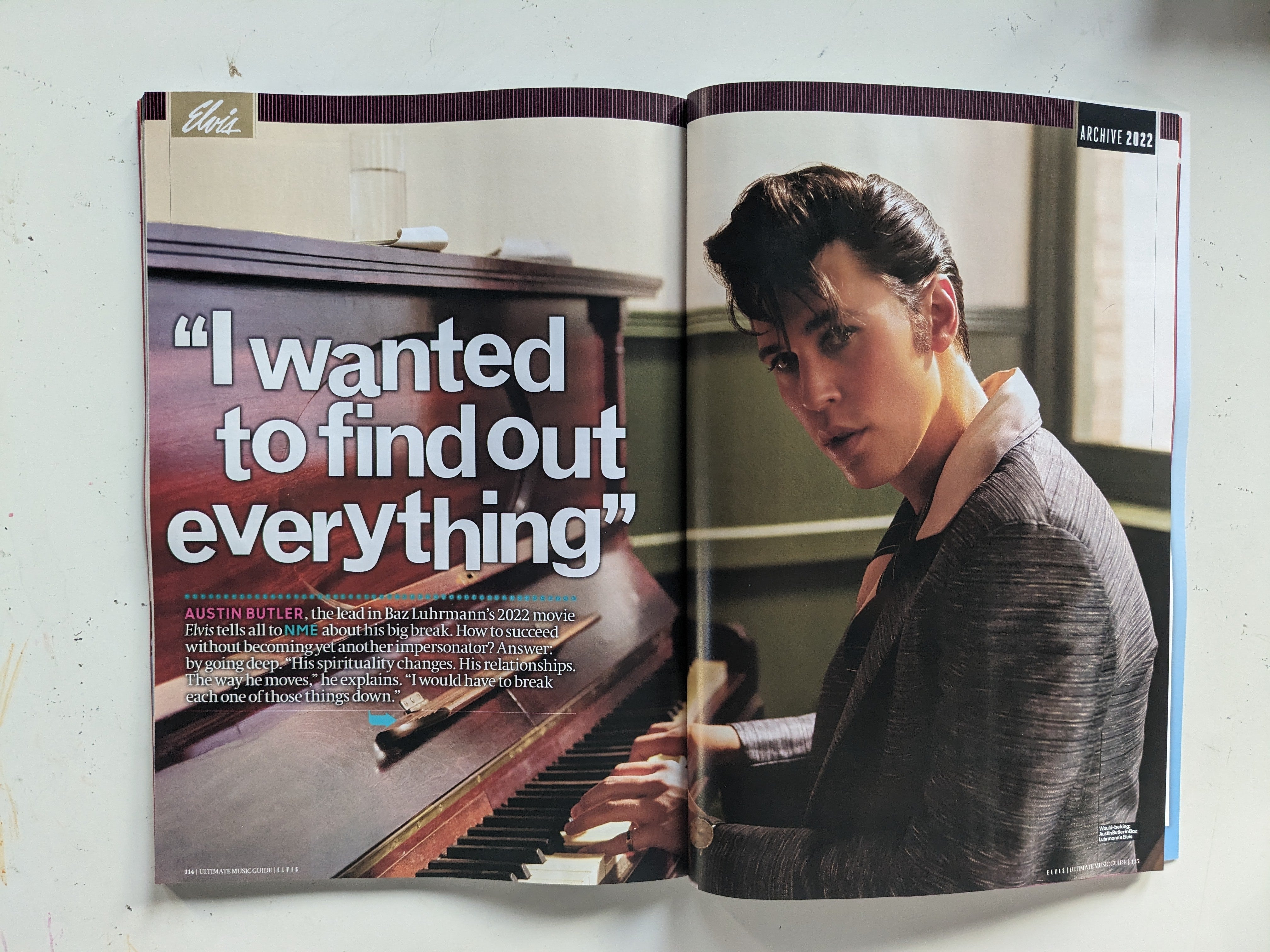 Elvis Presley- Ultimate Music Guide Magazine Jan 2023 - Austin Butler Elvis Presley- Ultimate Music Guide Magazine Jan 2023 - Austin Butler