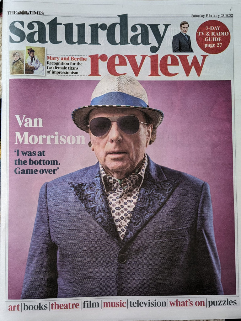 TIMES REVIEW 25/02/2023 Van Morrison interview