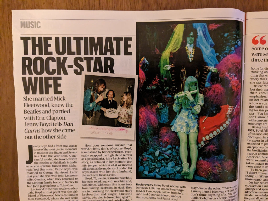 CULTURE Magazine March 2023: JENNY BOYD Fleetwood Mac Ted Lasso Mick