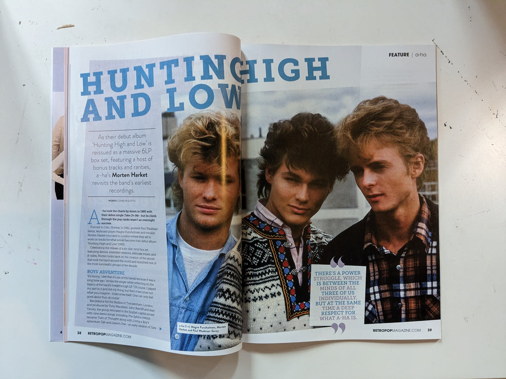 RETRO POP Magazine April 2023 A-HA Morten Harket