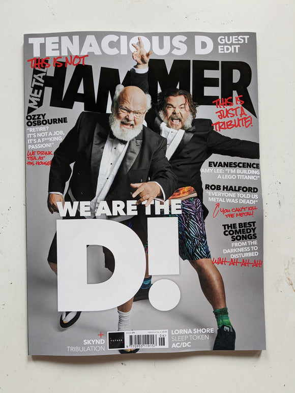 Metal Hammer UK Magazine - June 2023 Issue 374 - Tenacious D Jack Black Guest Edited