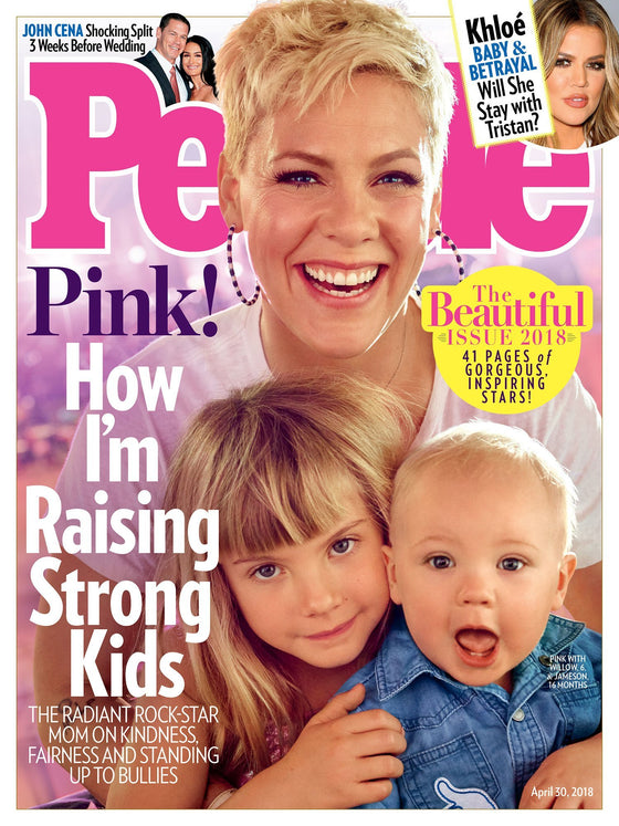 US PEOPLE MAGAZINE APRIL 30th 2018 - P!INK! COVER STORY ALECIA BETH MOORE