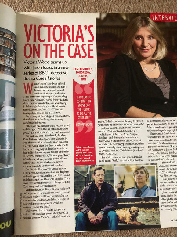 UK Saturday Magazine 16 May 2013 Victoria Wood