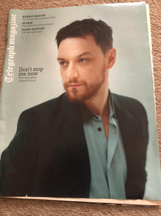 UK Telegraph Magazine March 2013 James McAvoy Cover