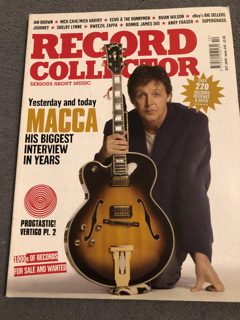 RECORD COLLECTOR MAGAZINE OCTOBER 2005: Sir Paul McCartney The Beatles