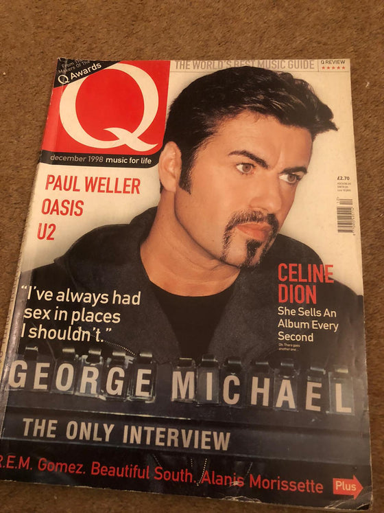 UK Q Magazine December 1998 George Michael Only Interview