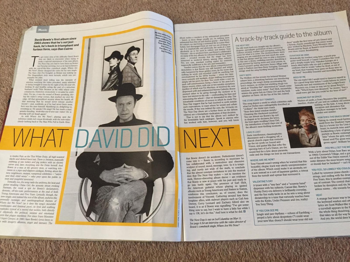 UK Culture Magazine March 2013: David Bowie - What David Did Next