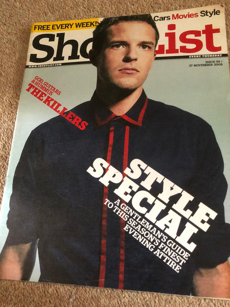 UK Shortlist Magazine 27 November 2008 Brandon Flowers The Killers