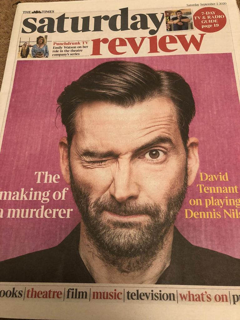 UK TIMES REVIEW supplement Sept 2020: DAVID TENNANT COVER FEATURE Emily Watson