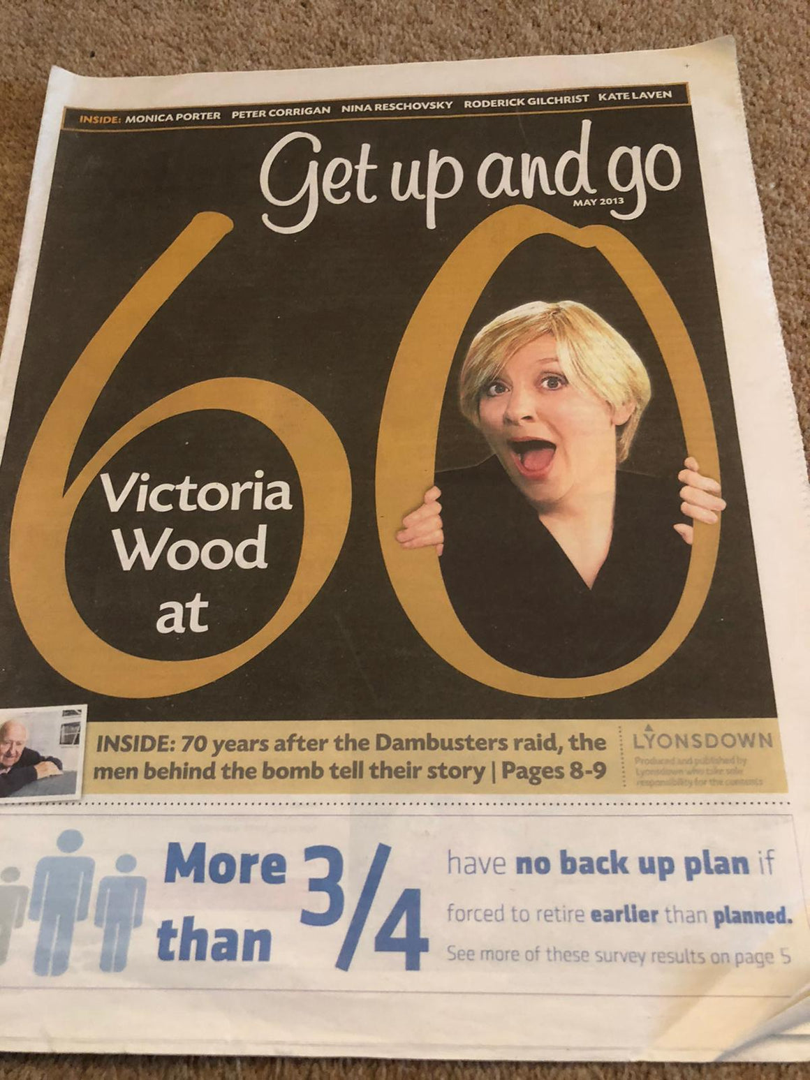 Get Up And Go Supplement May 2013: Victoria Wood Cover