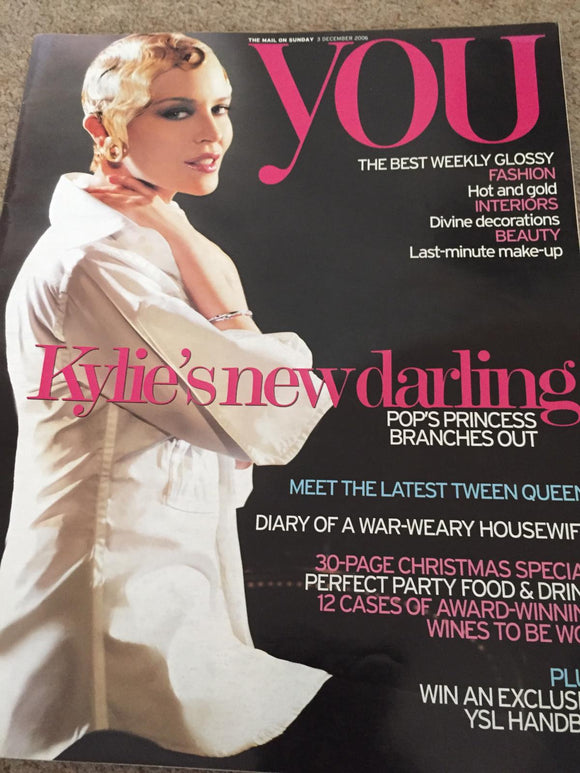 UK You Magazine December 2006: Kylie Minogue Cover